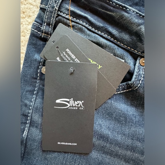 Silver Jeans Suki Curvy Fit Mid-rise Slim Boot Jean - Size W 34 L 33 NWT - Picture 11 of 12